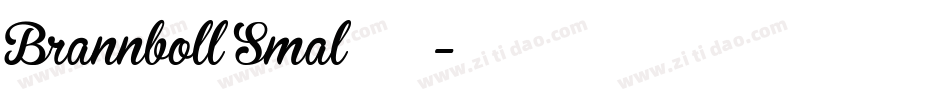 Brannboll Smal手机版字体转换